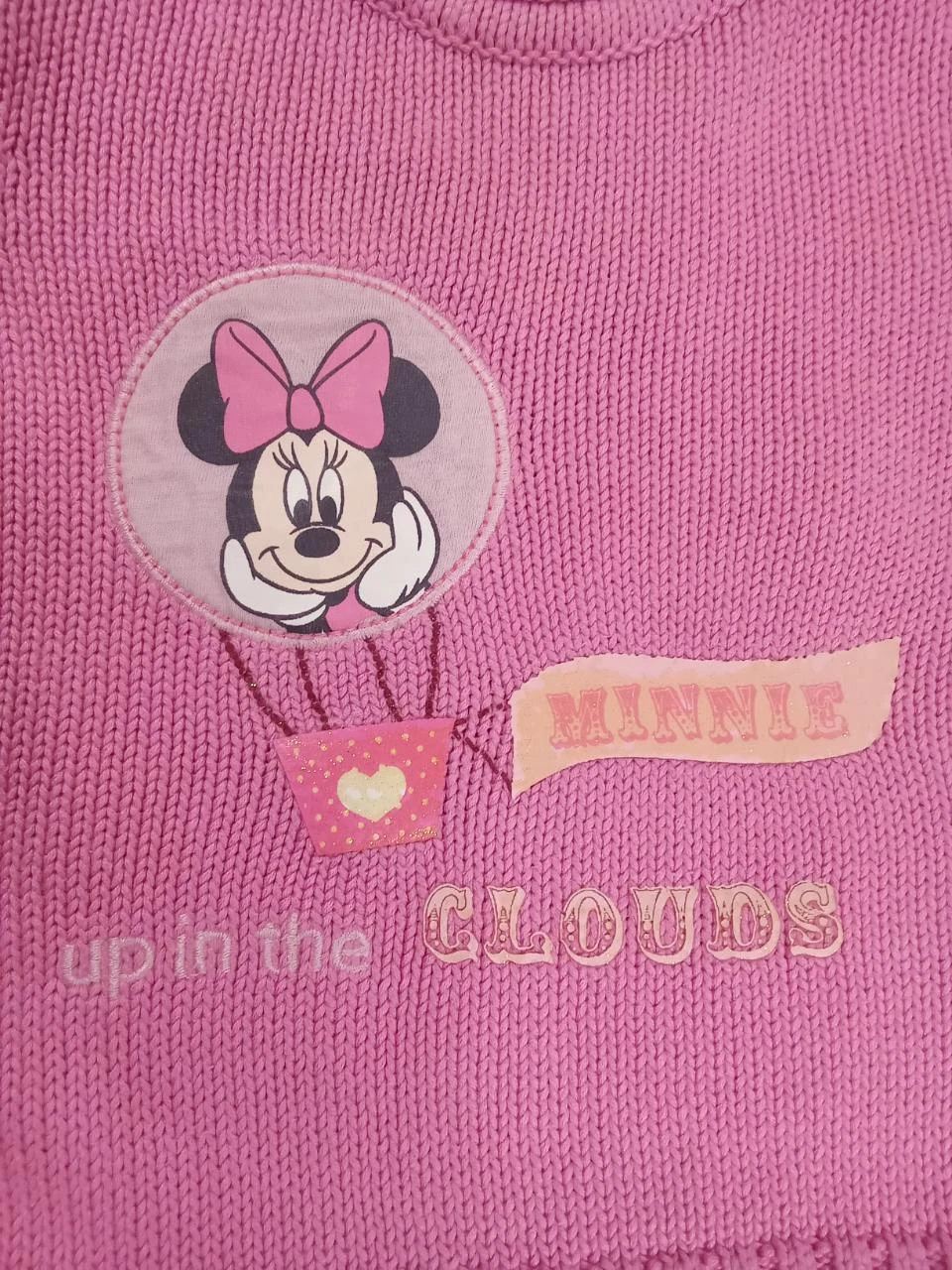 Superbe pull rose Minnie Disney 12 mois – photo 4